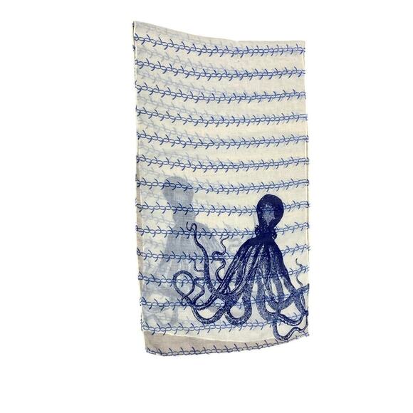 Bundle of 4 Lightweight Summer Red, White & Blue Scarves - Picture 6 of 10